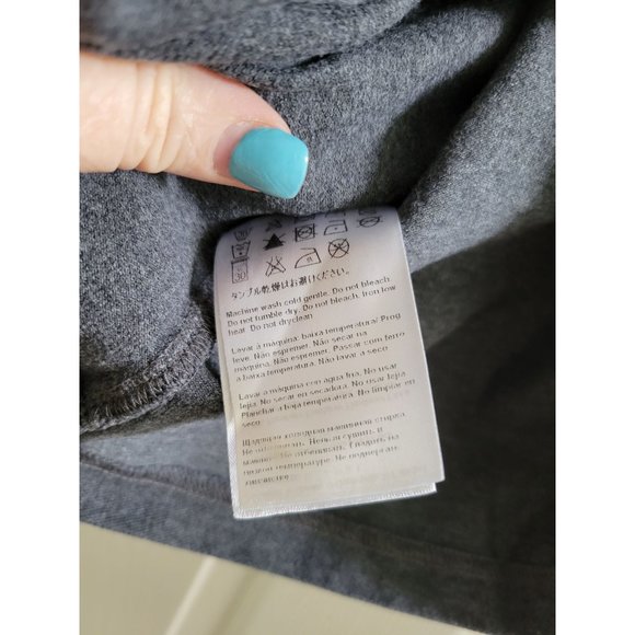 Escada Sport Womens Gray short sleeve cropped size XL - Picture 5 of 6